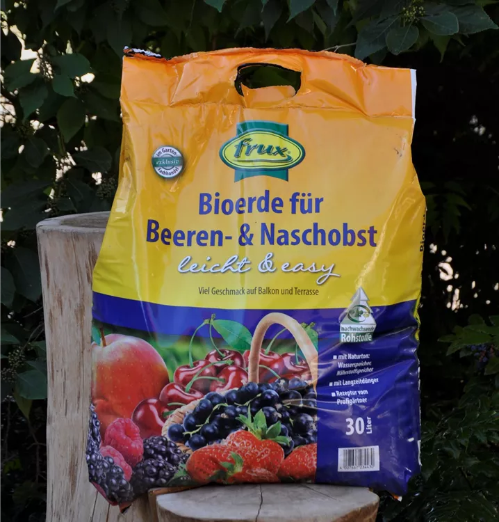  Bioerde für Beeren u. Naschobst